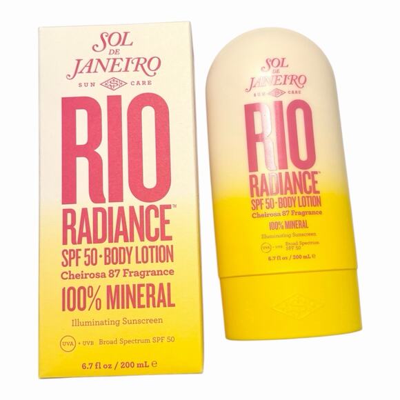 Sol de Janeiro Rio Radiance Body Lotion SPF 50 6.7 fl Oz, Cheirosa 87 Fragrance - Picture 7 of 7
